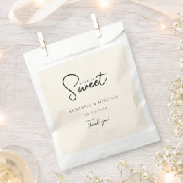 Liefde is Zoet! Elegant, eenvoudig, bruiloft Bedankzakje