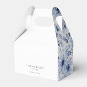 "Liefde is Zoet" Floral Wedding Favoriet Box Bedankdoosjes (Achterkant)