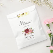 Liefde is zoet genieten van een traktatie marsala bedankzakje (Gezegeld)