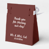 Liefde is zoet in Sangria en Witte Bruiloft Bedankdoosjes (Achterkant)