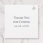 Liefde is zoet label, Handgemaakte giftlabel, Trou Bedankjes Labels (Achterkant)