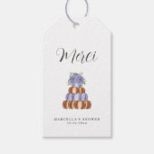 Liefde is zoet (Macaron) Merci cadeau Labels Cadeaulabel (Voorkant)