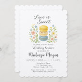 Liefde is Zoet - Macaron Uitnodiging (Voorkant / Achterkant)