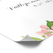 Liefde is Zoet Neem een Klein Cadeautje Bord Poster (Hoek)