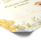 Liefde is zoet. Neem een lekkernij. Bruidsfeestje  Poster (Hoek)