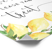 Liefde is zoet, neem een traktatie Bruidsdouche Le Poster (Hoek)