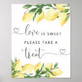 Liefde is zoet, neem een traktatie Bruidsdouche Le Poster (Voorkant)