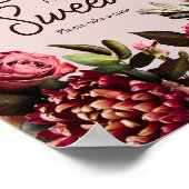 Liefde is zoet, neem een traktatie poster (Hoek)