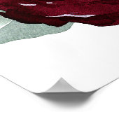 Liefde is zoet Neem een traktatie teken Poster (Hoek)