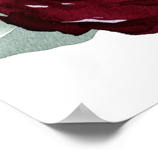 Liefde is zoet Neem een traktatie teken Poster (Hoek)