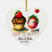 Liefde is Zoet Ornament (Voorkant)