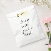 Liefde is zoet Pak een traktatie bruiloft gunst ta Bedankzakje (Gezegeld)