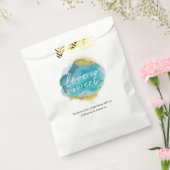 Liefde is zoet strand Wedding Favor Tassen Bedankzakje (Gezegeld)