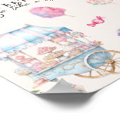 Liefde is zoet | Trouwdessertbord teken Poster (Hoek)