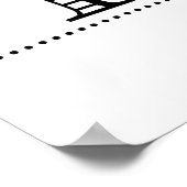 Liefde is zoet trouwkaart poster (Hoek)