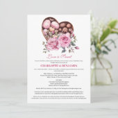 Liefde is zoet valentijnsthema couples bruisfeestj kaart (Staand voorkant)