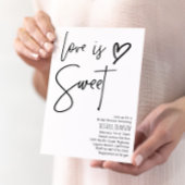 Liefde is zoet Vrijgezellenfeest Kaart