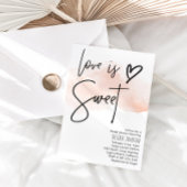 Liefde is zoet Vrijgezellenfeest Kaart