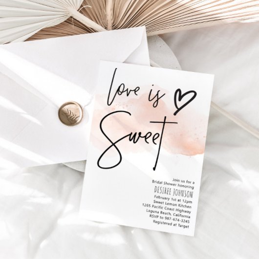 Liefde is zoet Vrijgezellenfeest Kaart