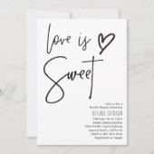 Liefde is zoet Vrijgezellenfeest Kaart (Voorkant)