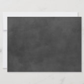 Liefde is Zoet  Zwart Krijtbord Bloei Kaart (Achterkant)