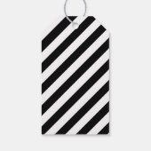 Liefde is Zoet Zwart Wit Script Trouwgunst Cadeaulabel (Achterkant)