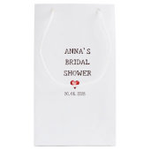 Liefde is Zoete Appel Chocolade Koppel Klein Cadeauzakje (Achterkant)