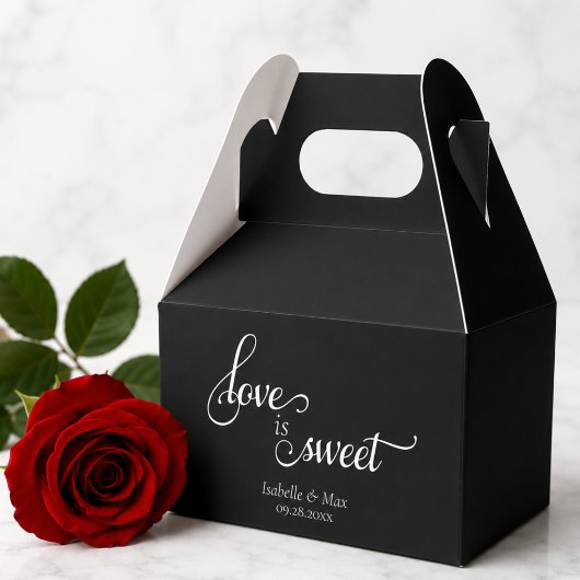 Liefde is Zoete Bruiloft Bedankdoosjes