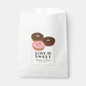 Liefde is zoete donut | Bruiloft Bedankzakje (Voorkant)