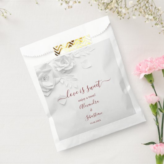 Liefde is zoete eucalyptus bruiloft zoete traktati bedankzakje (Gezegeld)