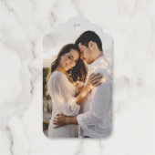 Liefde is Zoete Gouden Hart Monogram Cadeaulabels (Achterkant)