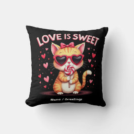 Liefde is zoete heerlijke momenten gevuld met choc kussen