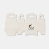 Liefde Is Zoete Koffie en Donut | Trouwen Bedankdoosjes (Uitgevouwen)