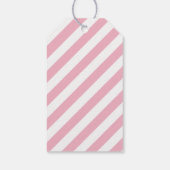 Liefde is Zoete Licht Roze Bruiloft Geschenk Cadeaulabel (Achterkant)
