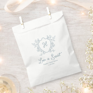 Liefde is zoete Regency-kamerscherm Bruidsfeest Bedankzakje