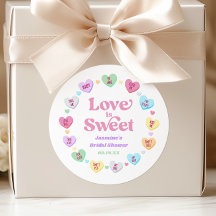 Liefde Is Zoete Valentijnsdag Candy Bruidsdouche
