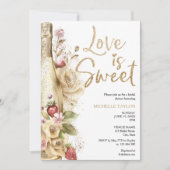 Liefde is zoete zomer Boho Blush Roze Kaart (Voorkant)