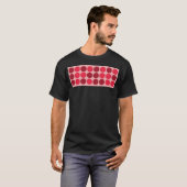 Liefde is zwart rood t-shirt (Voorkant volledig)