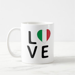 Liefde - Italiaanse vlag Koffiemok