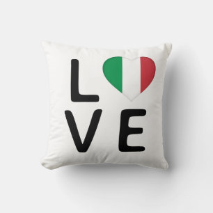 Liefde - Italiaanse vlag Kussen