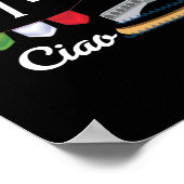 Liefde Italië en alles wat de Italiaanse cultuur d Poster (Hoek)