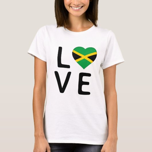Liefde - Jamaica Flag T-shirt (Voorkant)