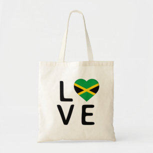 Liefde - Jamaica Flag Tote Bag