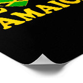 Liefde Jamaica hart trots Jamaicaans Onafhankelijk Poster (Hoek)