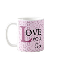 Liefde je aangepaste naam roze sterren