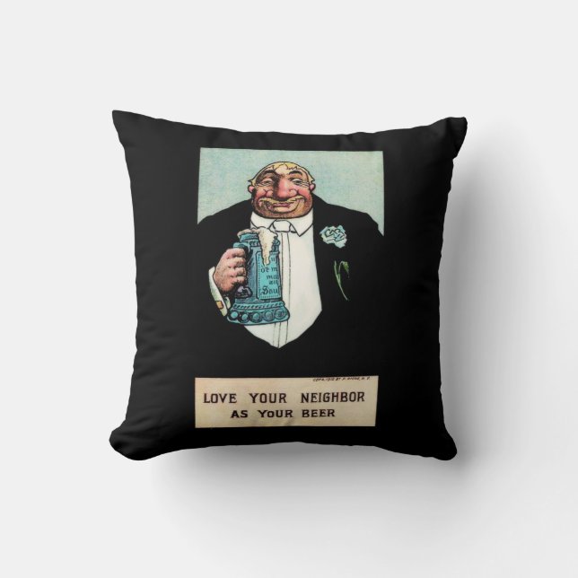 Liefde je buurman kussen (Voorkant)