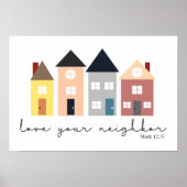 Liefde je buurman poster (Voorkant)