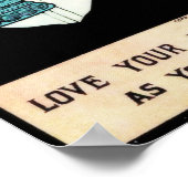 Liefde je buurman poster (Hoek)