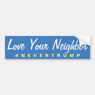 Liefde je buurvrouw bumpersticker