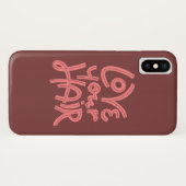 Liefde je haar Case-Mate iPhone case (Achterkant (horizontaal))